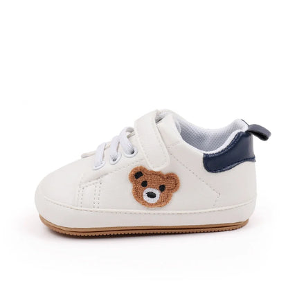 Chaussures bébé “Petit Ours” – Anti-dérapantes – Confort premiers pas (9–18 mois)