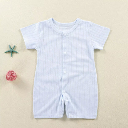 Barboteuse Bébé en Coton – Tenue Légère pour 0 à 12 Mois