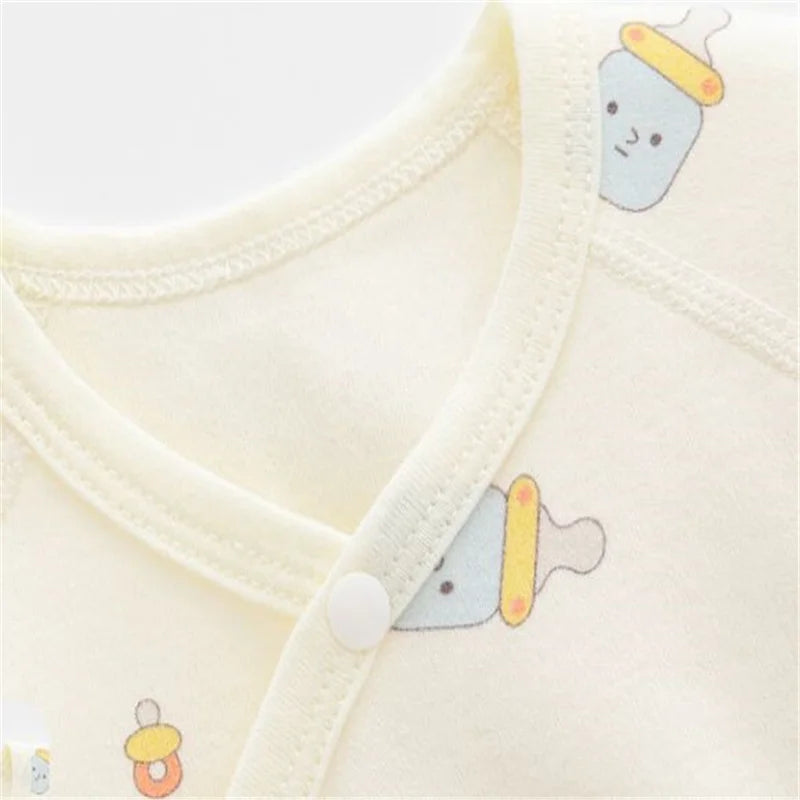 Barboteuse Douce Rêverie™ – Combinaison Bébé en Coton Confort (0–6 mois)