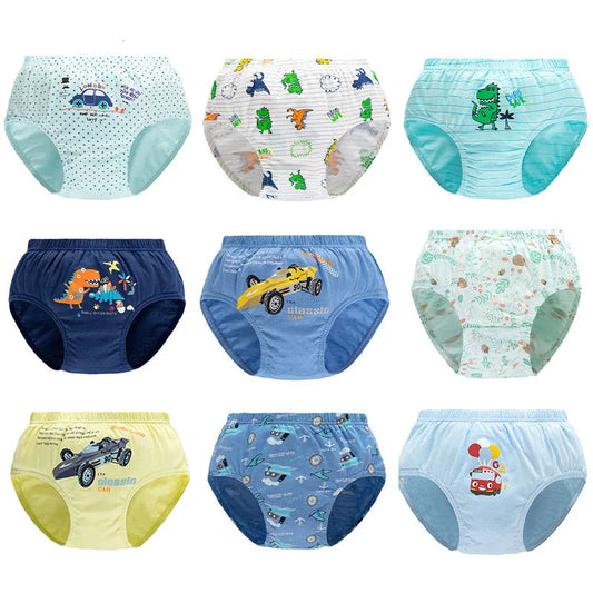 Lot de 3 Culottes Garçon en Coton Doux – Confort Petit Trésor