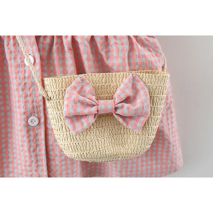 Robe Bébé Fille Sans Manches – Col Cœur en Dentelle