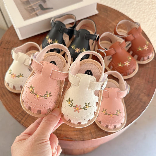 Sandales Petite Princesse – Chaussures Bébé Élégantes pour l’Été