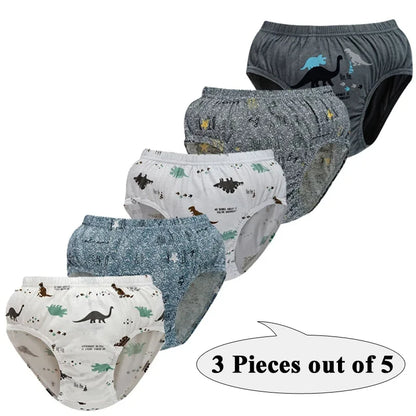 Lot de 3 Culottes Garçon en Coton Doux – Confort Petit Trésor