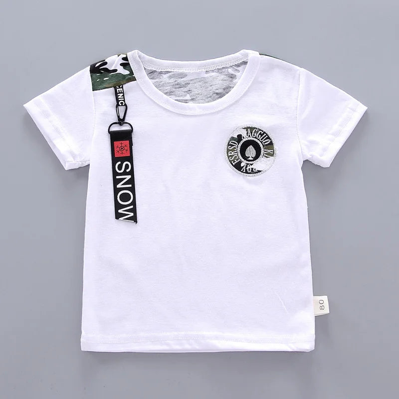 Ensemble Enfant Été – T-shirt à Manches Courtes & Short Confortable