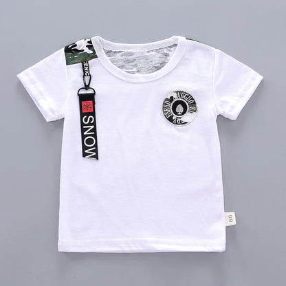 Ensemble Enfant Été – T-shirt à Manches Courtes & Short Confortable