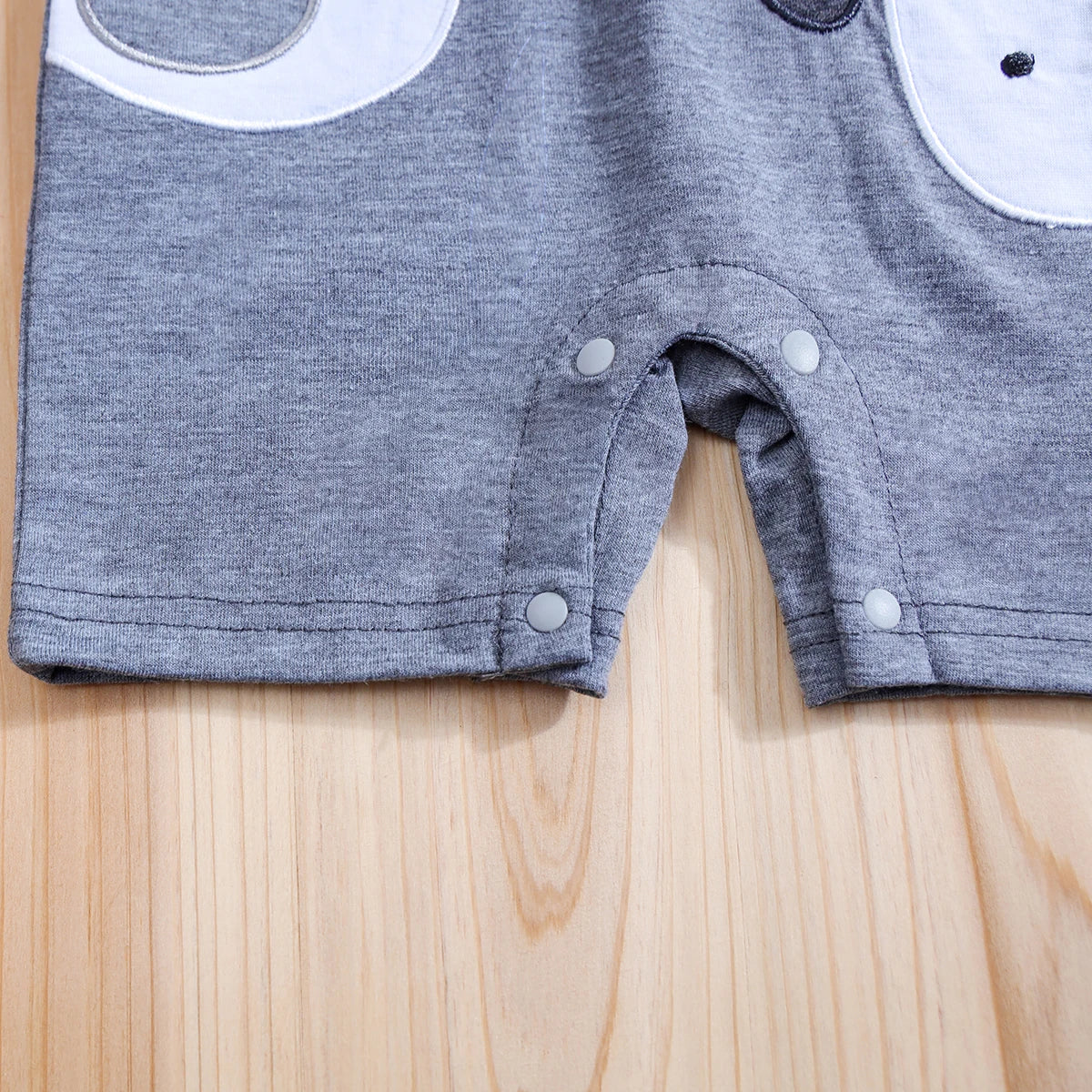 IURNXB bébé barboteuse à manches courtes Onesie garçons filles nouveau-né infantile body mignon chien imprimé combinaison tenues d'été 1-18M