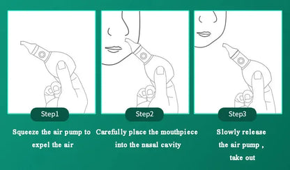 Aspirateur nasal bébé en silicone – Manuel anti-retour – Nettoyeur de nez doux