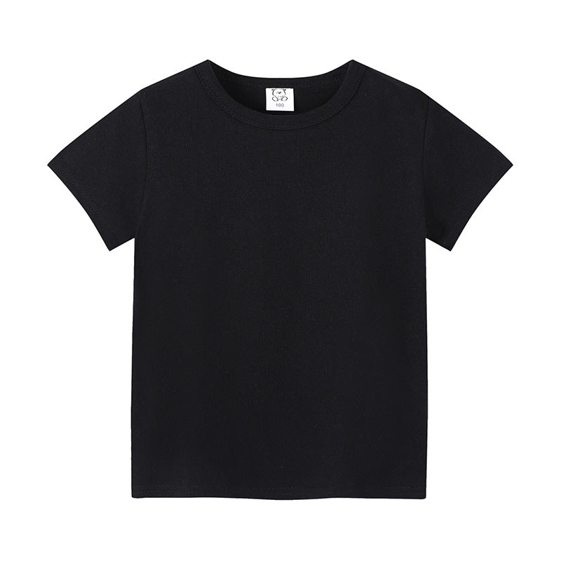 T-shirt d’été enfant unisexe en coton doux – Coupe classique