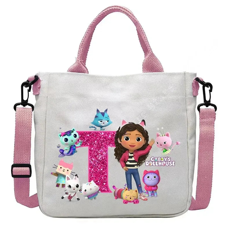 Sac à bandoulière enfant Gabby et la Maison Magique – Sac fourre-tout kawaii pour filles