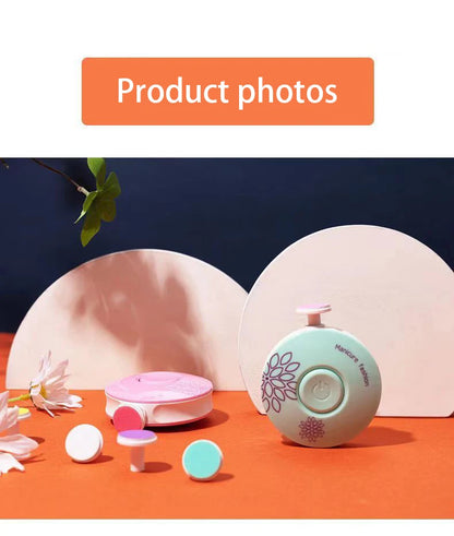 Kit manucure bébé électrique – Lime douce & sécuritaire – Pour nouveau-nés et bébés