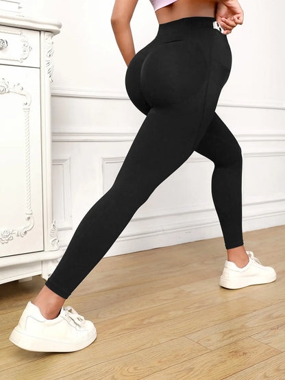 Legging Sport Maternité Premium – Poches & Maintien Confort