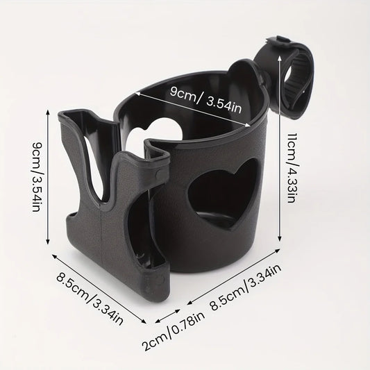 Porte-Gobelet Universel pour Poussette avec Support Téléphone – Accessoire Pratique pour Parents