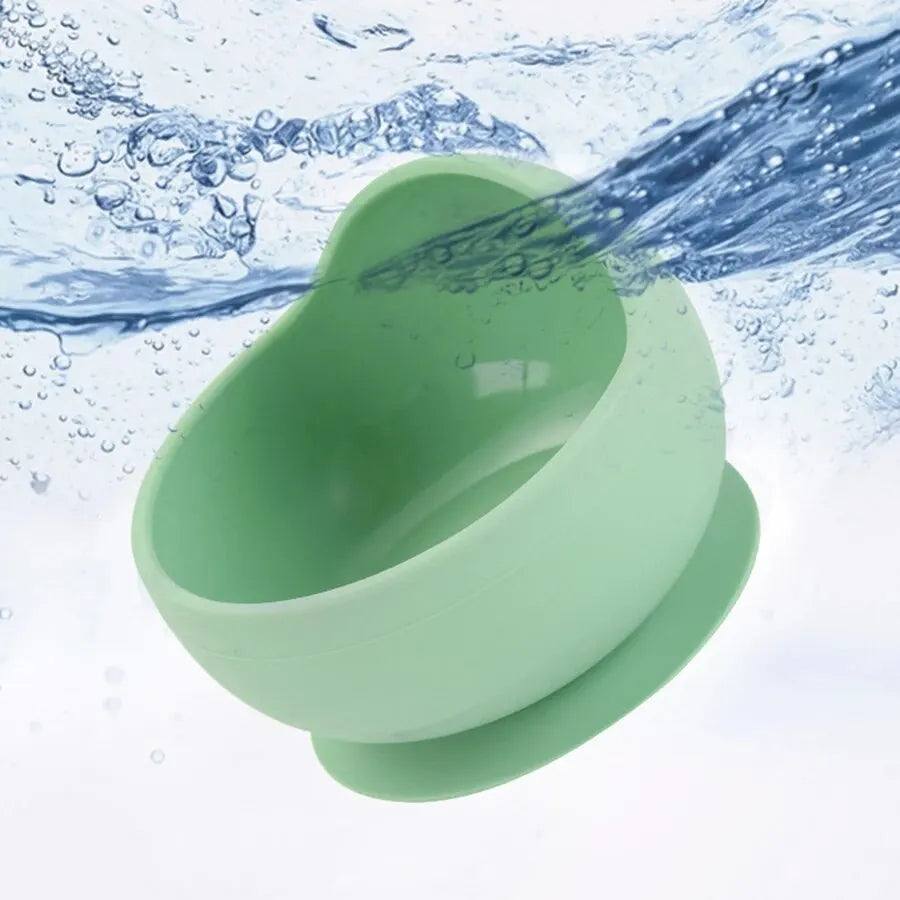 🍽️ Ensemble repas bébé en silicone – Antidérapant & sécurisé