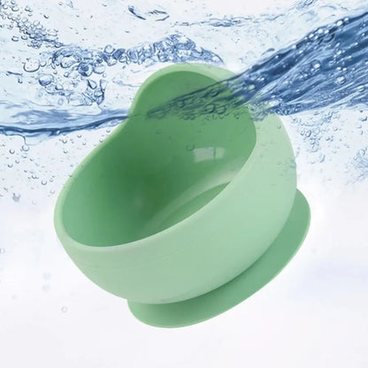 🍽️ Ensemble repas bébé en silicone – Antidérapant & sécurisé
