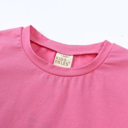 1-13Y Cotton Kids Clothes Suits Cycling Wear Biker Shorts Set Children Clothes Boys Girls Outfits Two Piece Kids Clothing Sets