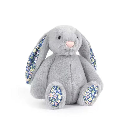 Bonnie – Peluche lapin kawaii 30 cm aux oreilles florales