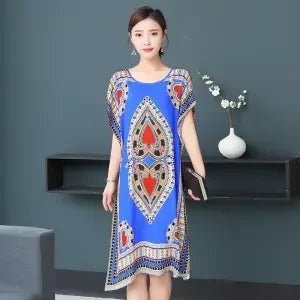 Robe de maternité bohème chic – Confort & élégance