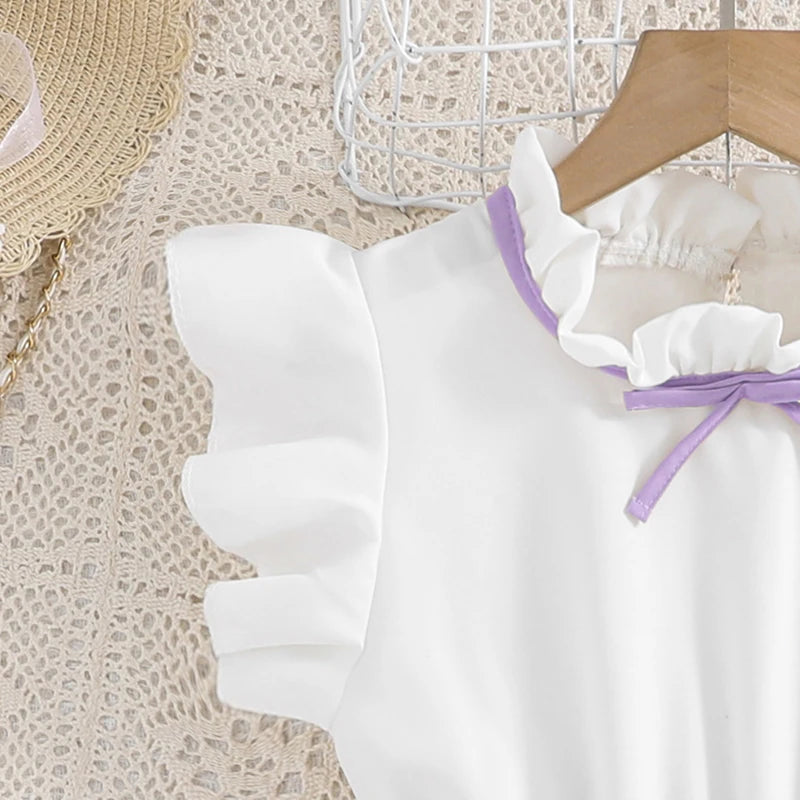 Ensemble chic jupe plissée – Style coréen (Fille)