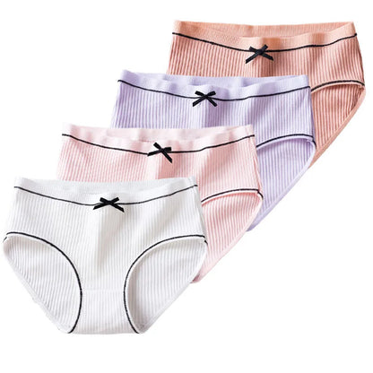 Ensemble de culottes et soutiens-gorge en coton pour filles adolescentes, soutien-gorge d'entraînement en coton, ensemble de culottes, soutien-gorge de sport solide pour enfants, sous-vêtements