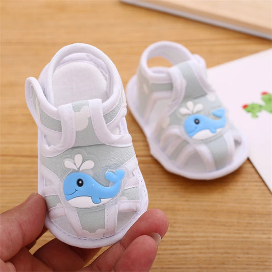 Sandales Bébé Premiers Pas – Chaussures d’Été Douces & Antidérapantes (0 à 15 mois)