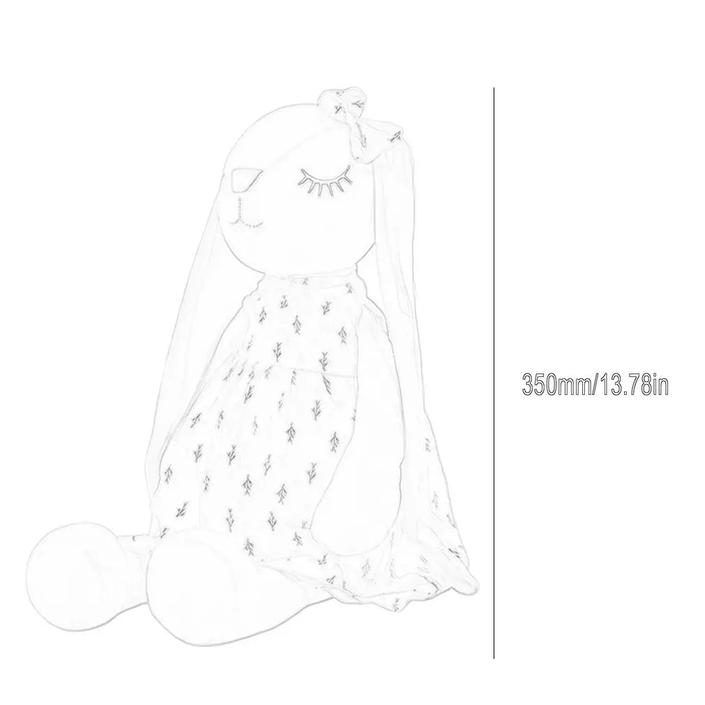 Lapin apaisant 35 cm – Peluche douce et rassurante pour bébé