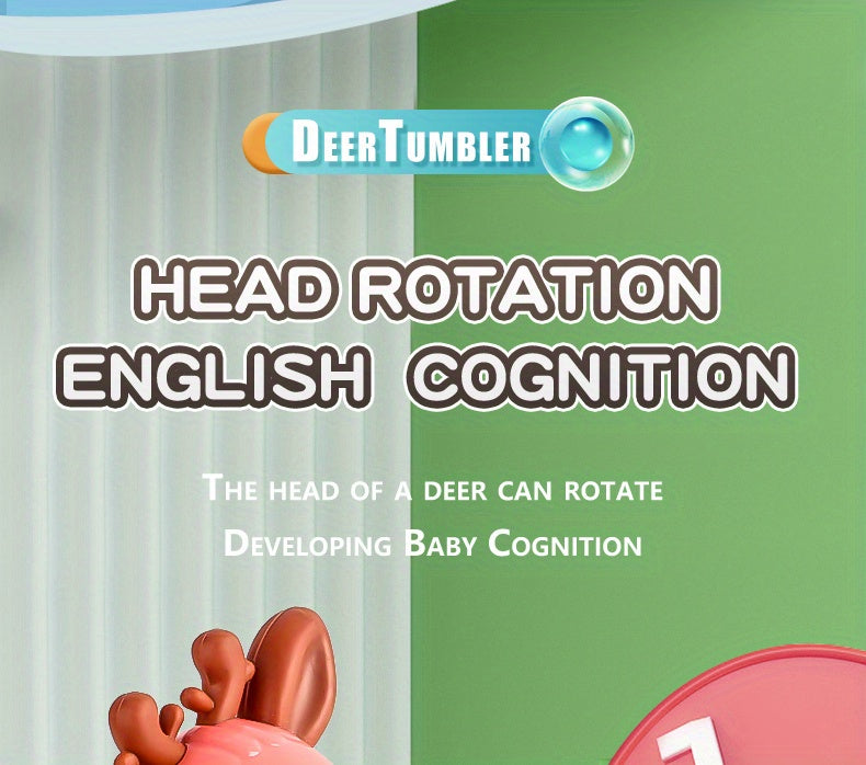 Jouet d’Éveil Bébé Culbuto – Animal Roulant Sensoriel