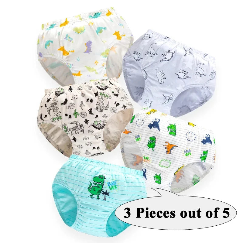 Lot de 3 Culottes Garçon en Coton Doux – Confort Petit Trésor