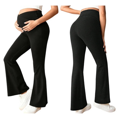 Jean de Maternité Évasé Premium – Confort & Style pour Future Maman