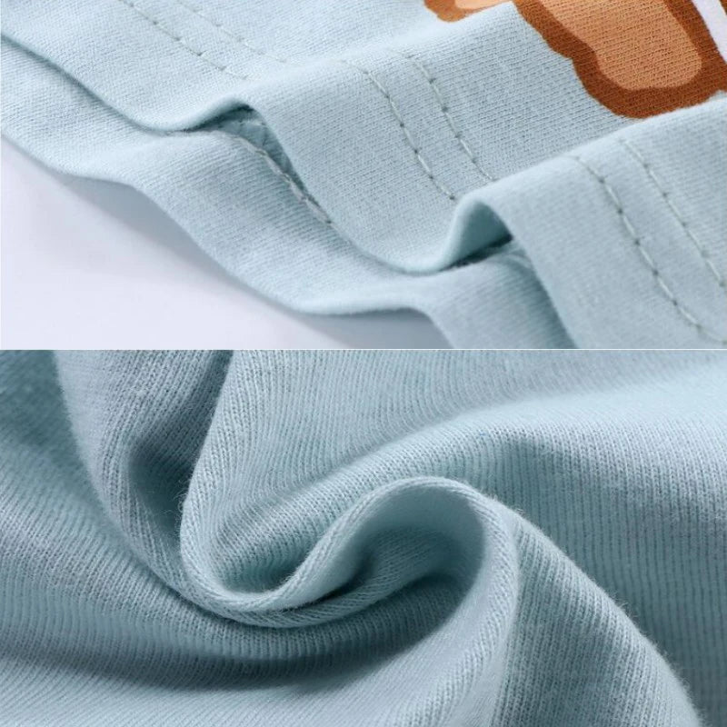 Ensemble pyjama été enfant 2 pièces – Motif dinosaure (12 mois à 5 ans)