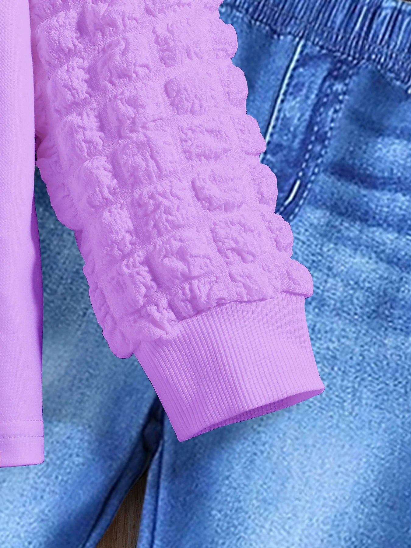 Ensemble Fille Tendance 2 Pièces – Haut Imprimé & Pantalon Stylé