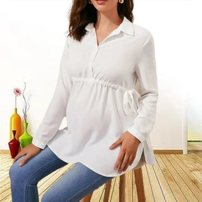 Haut Maternité Chic – Blouse Ample Confort Quotidien