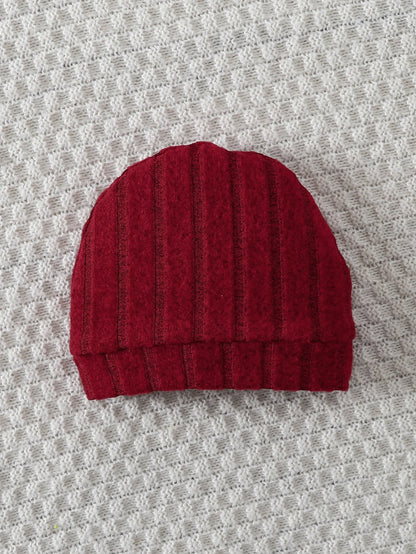 Ensemble bébé hiver tricoté 2 pièces – Combinaison avec ours + bonnet