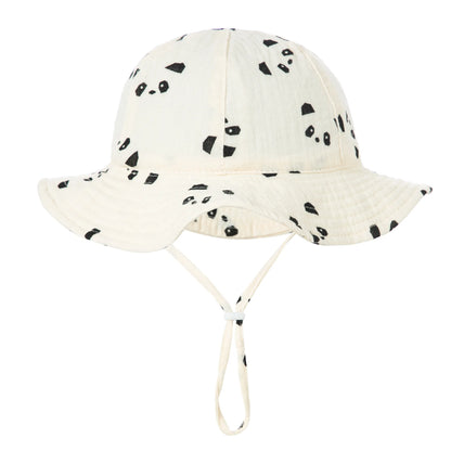 Chapeau Soleil Douce Protection™ – Bob en Coton pour Bébé (3–12 mois)