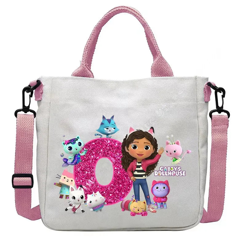 Sac à bandoulière enfant Gabby et la Maison Magique – Sac fourre-tout kawaii pour filles