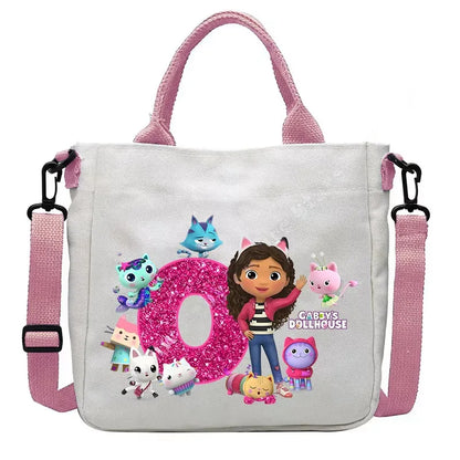 Sac à bandoulière enfant Gabby et la Maison Magique – Sac fourre-tout kawaii pour filles