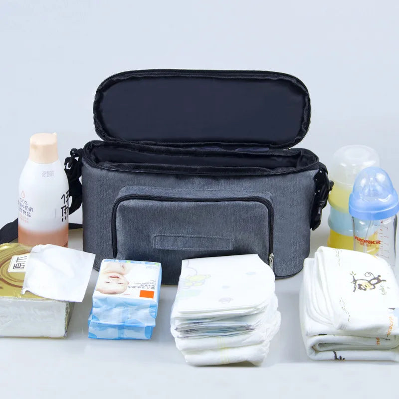 Sac à Couches pour Poussette Bébé – Organisateur Étanche Multifonction pour Sorties