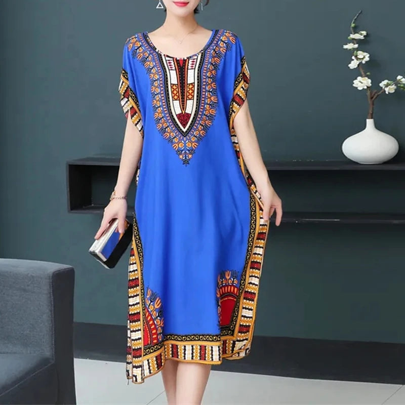 Robe de maternité bohème chic – Confort & élégance