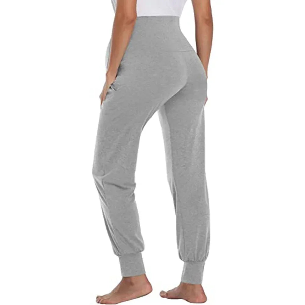 Jogger Maternité Taille Haute – Confort Quotidien & Maintien Doux