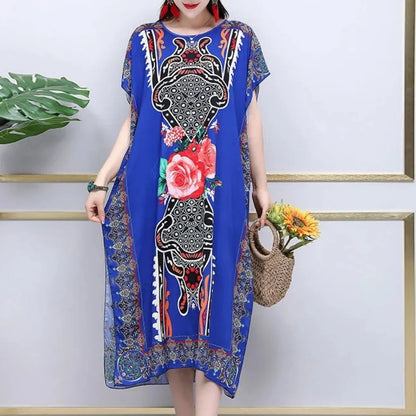 Robe de maternité bohème chic – Confort & élégance