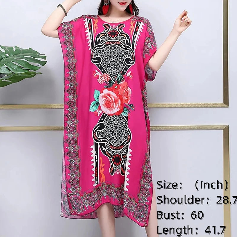 Robe de maternité bohème chic – Confort & élégance