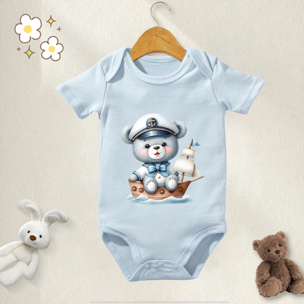 Body Bébé Petit Marin – Onesie Doux 100 % Coton