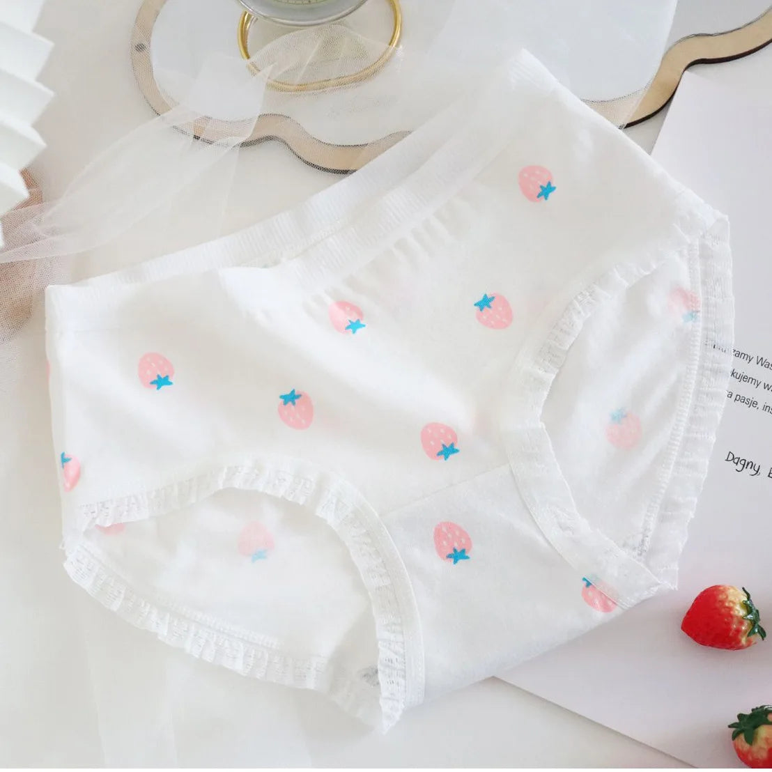 Lot de 2 Culottes Fille en Coton Doux – Confort Petit Trésor