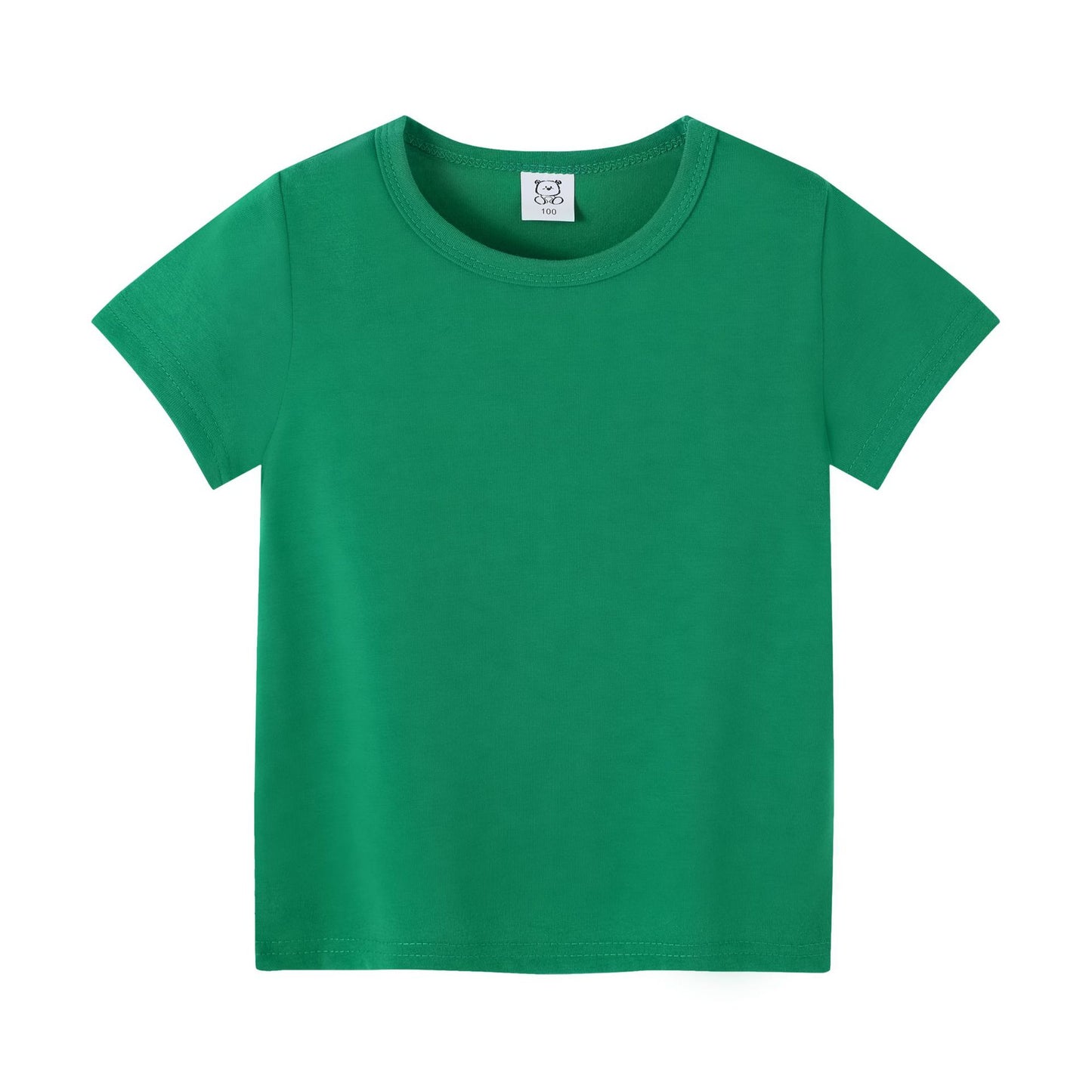 T-shirt d’été enfant unisexe en coton doux – Coupe classique