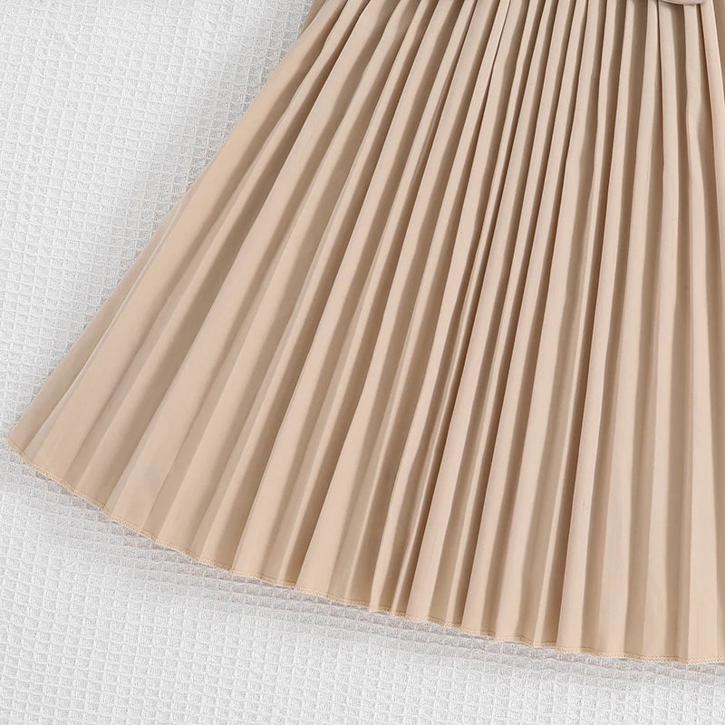 Ensemble chic jupe plissée – Style coréen (Fille)