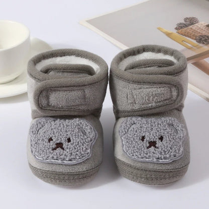 Bottines d’Hiver Douces et Chaudes pour Nouveau-Né – Premiers Pas Bébé Fille & Garçon