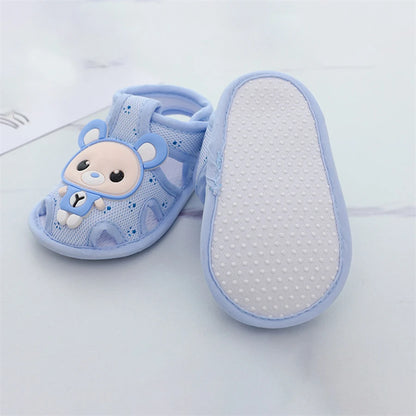 Sandales Bébé Premiers Pas – Chaussures d’Été Douces & Antidérapantes (0 à 15 mois)