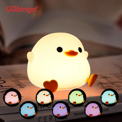 Veilleuse LED RGB Rechargable – Animaux Mignons (Tactile)