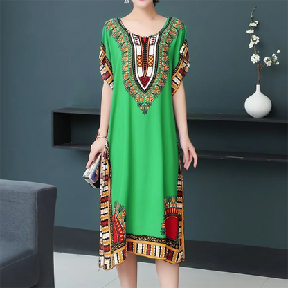 Robe de maternité bohème chic – Confort & élégance