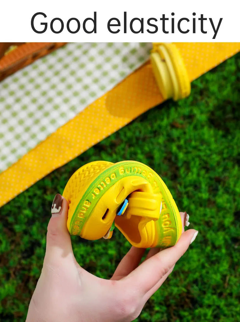 Sabots d’été enfant antidérapants – Motifs cartoon – Respirants (4–6 ans)