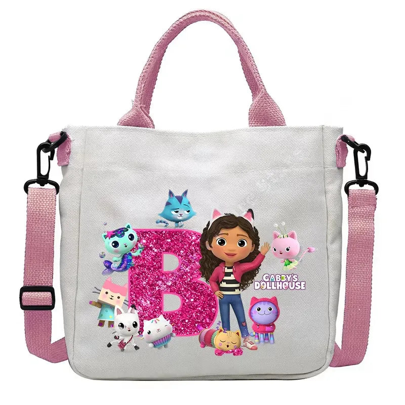 Sac à bandoulière enfant Gabby et la Maison Magique – Sac fourre-tout kawaii pour filles